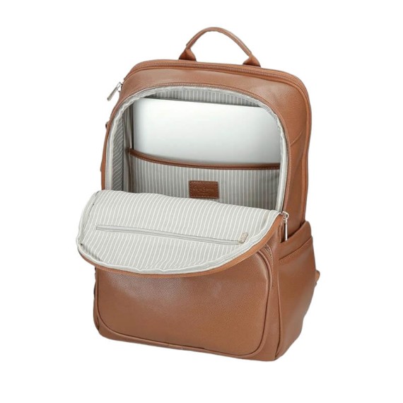 Mochila para Portátil 15.6” Adapt. PEPE JEANS Elia Castanha | Ref. 186.7942432