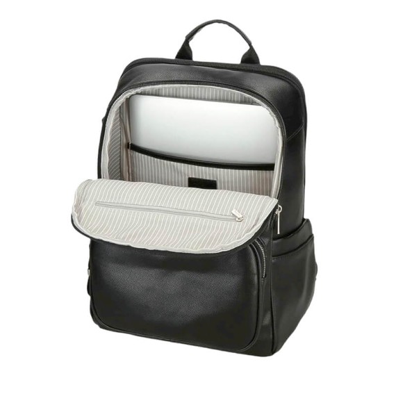 Mochila para Portátil 15.6” Adapt. PEPE JEANS Elia Preta | Ref. 186.7942431