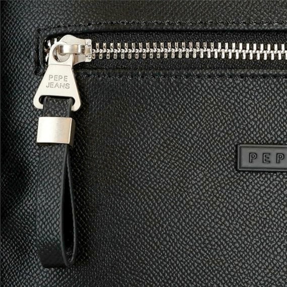 Mochila para Portátil 15.6” Adapt. PEPE JEANS Elia Preta | Ref. 186.7942431