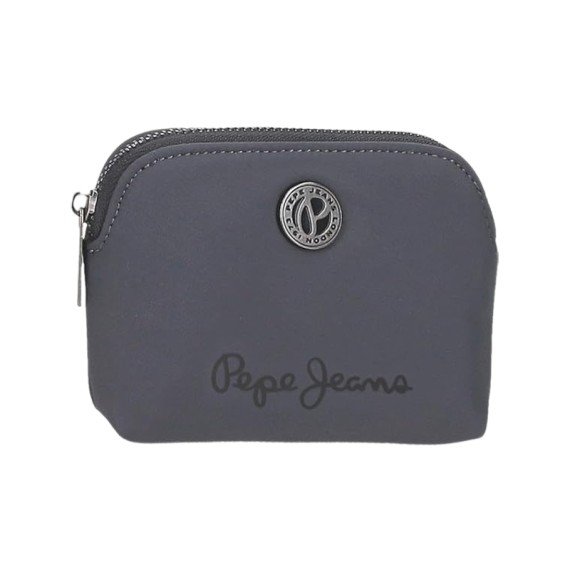 Porta-Moedas Redondo PEPE JEANS Corin Cinza | Ref. 186.7958033