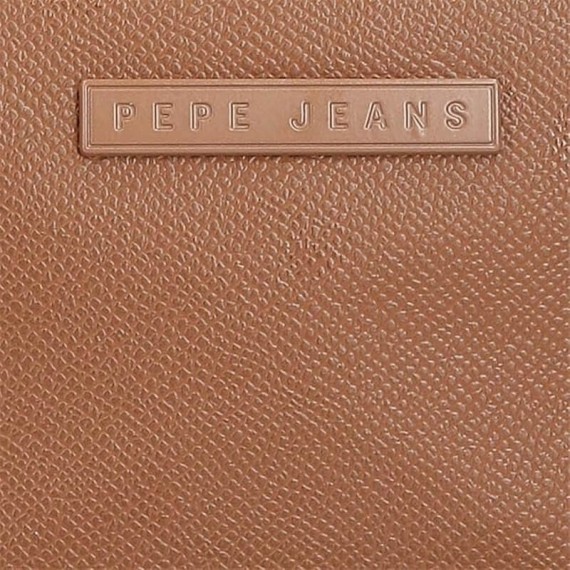 Porta-Moedas Redondo c/ Fecho PEPE JEANS Elia Castanho | Ref. 186.7948032