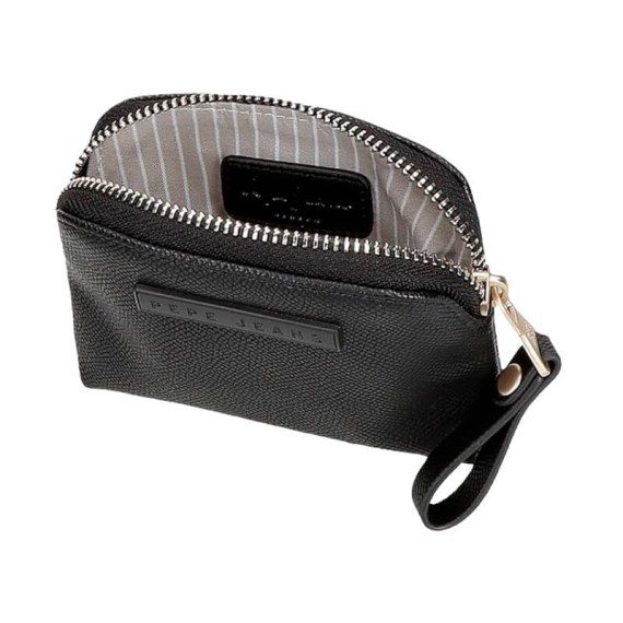 Porta-Moedas Redondo c/ Fecho PEPE JEANS Elia Preto | Ref. 186.7948031