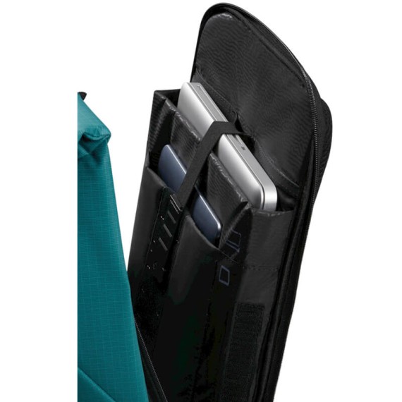 SAMSONITE Mochila Anti-Roubo para Portátil 15.6 Securipak 2.0 Azul/Laranja | Ref. 92KO800221