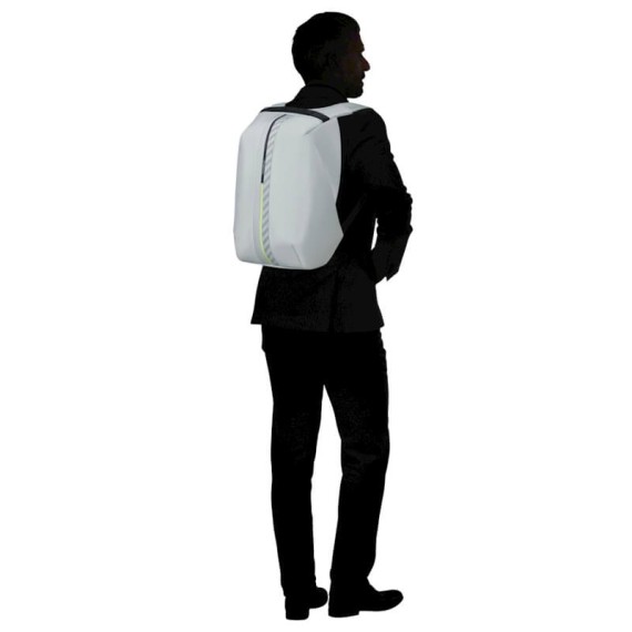 SAMSONITE Mochila Anti-Roubo para Portátil 15.6 Securipak 2.0 Cool Cinza/Melão | Ref. 92KO800514