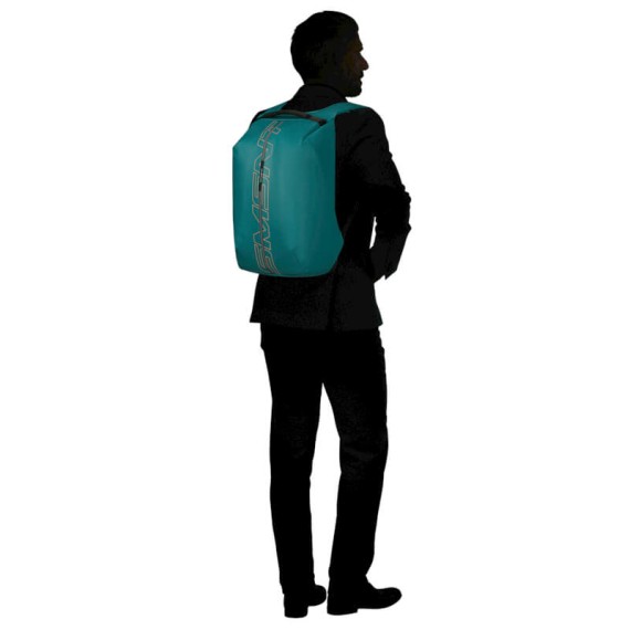 SAMSONITE Mochila Anti-Roubo para Portátil 15.6 Securipak 2.0 Azul/Laranja | Ref. 92KO800221