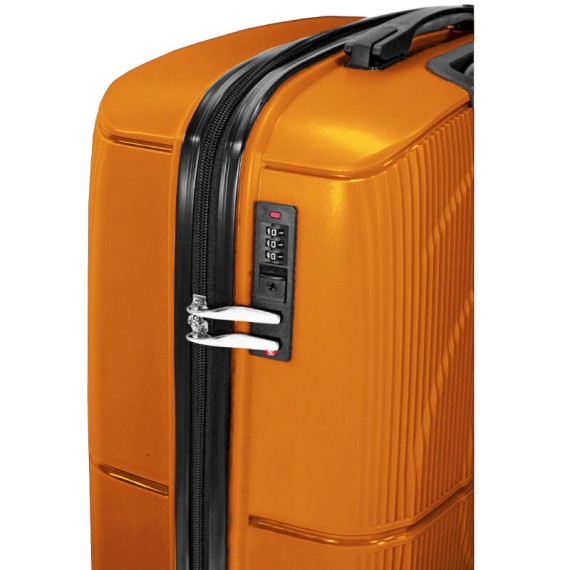 Benzi Mala de Viagem / Trolley Grande 75cm 4 Rodas Exp. BZ5711 Laranja | Ref. 288.BZ5711L-C
