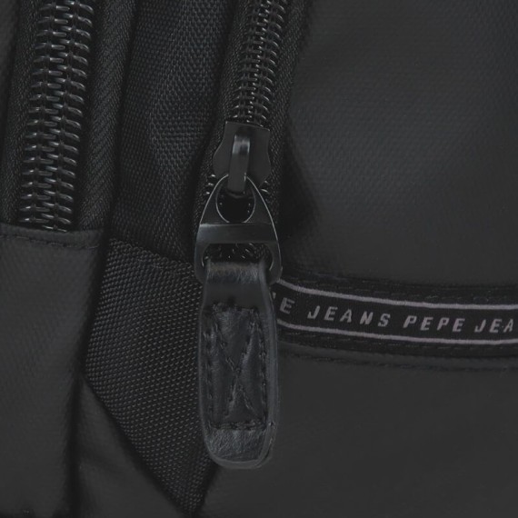 Bolsa de Tiracolo para Tablet PEPE JEANS Stratford Preta | Ref. 186.7045644