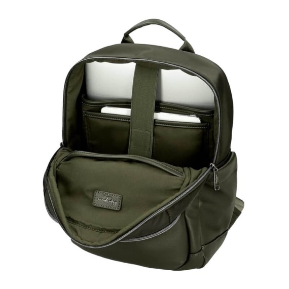 Mochila para Portátil 13.3’’ Adapt. PEPE JEANS Christine Verde Escuro | Ref. 186.7092042