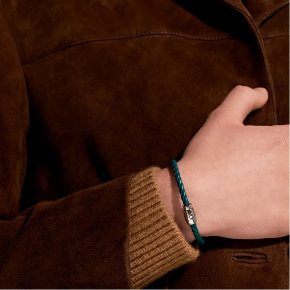 Pulseira MONTBLANC Meisterstück 3 Rings Colection 63mm Cyprus Blue | Ref. 238.134068