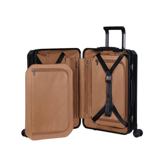 SAMSONITE Mala de Cabine / Trolley 55cm 4R Lite-Box Alu Boss Preta | Ref. 92KO300128