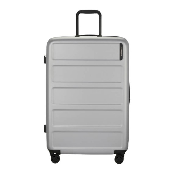 SAMSONITE Mala de Viagem / Trolley Grande 75cm 4R Quadrix Prateada | Ref. 92KG700325