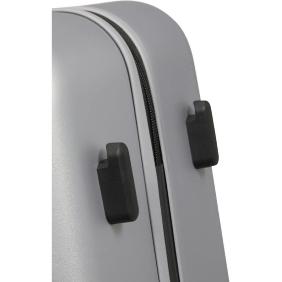 SAMSONITE Mala de Viagem / Trolley Grande 75cm 4R Quadrix Prateada | Ref. 92KG700325