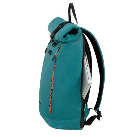 SAMSONITE Mochila Rolltop para Portátil 15.6” Coatify Biz Azul/Laranja | Ref. 92KP500421