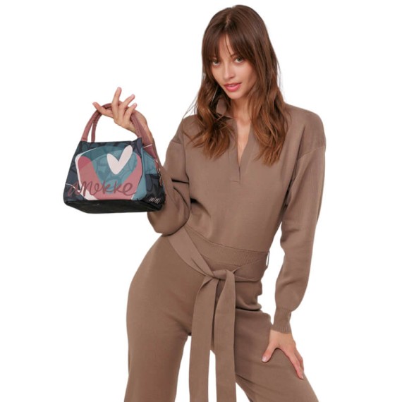 ANEKKE Saco de Almoço Térmico Heartbeat Azul Escuro | Ref. 280.39474-102