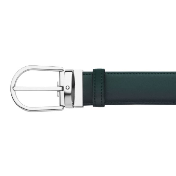 Cinto Clássico de Couro MONTBLANC Sfumato 35mm British Green | Ref. 238.198644