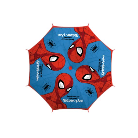 Guarda-Chuvas Comprido Aut. 48/8 85cm SPIDERMAN Vermelho | Ref. 319.SM16541V