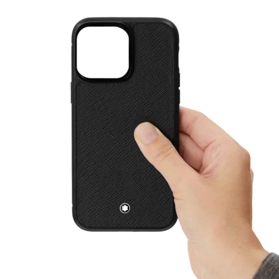 Capa Apple iPhone 15 Pro Max MONTBLANC Sartorial Preta | Ref. 238.198213