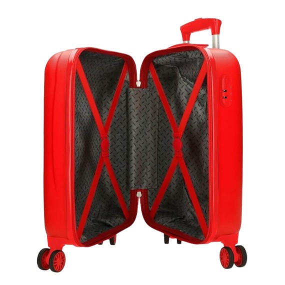 Mala de Cabine / Trolley 50cm 4R MICKEY Enjoy The Day Vermelha | Ref. 186.4681367