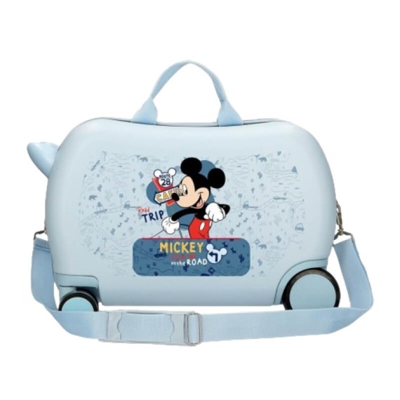 Mala de Viagem Infantil 4 Rodas Easyjet MICKEY Road Trip Azul | Ref. 186.4951021