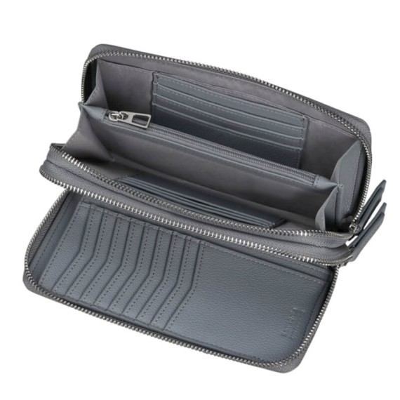 SAMSONITE Carteira de Senhora 24CC Brightbeyond SLG Cinza Fumo | Ref. 92KP432728