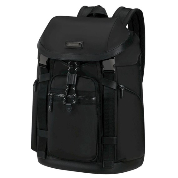 SAMSONITE Mochila para Portátil 15.6” c/ Aba Relyon Preta | Ref. 92KP800309 SAMSONITE Mochila para Portátil 15.6” c/ Aba Relyon Preta | Ref. 92KP800309