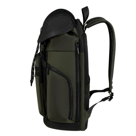 SAMSONITE Mochila para Portátil 15.6” c/ Aba Relyon Verde | Ref. 92KP800304