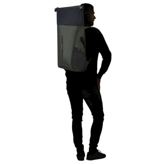 SAMSONITE Mochila para Portátil 17.3” Rolltop Ecodiver Verde Tropa | Ref. 92KH702214