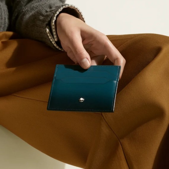 Porta-Cartões 6CC MONTBLANC Meisterstück Cyprus Blue | Ref. 238.198804