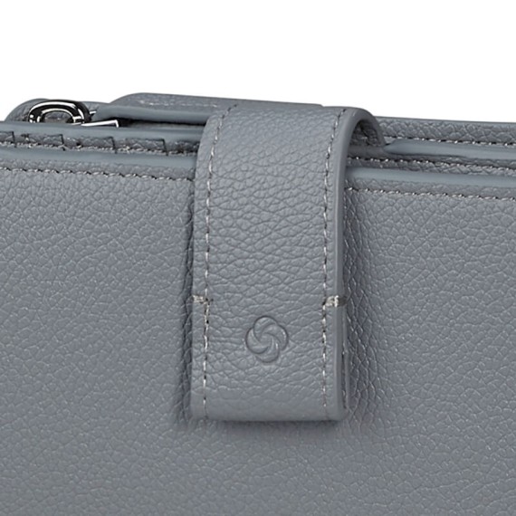 SAMSONITE Carteira de Senhora 10CC Brightbeyond SLG Cinza Fumo | Ref. 92KP436128