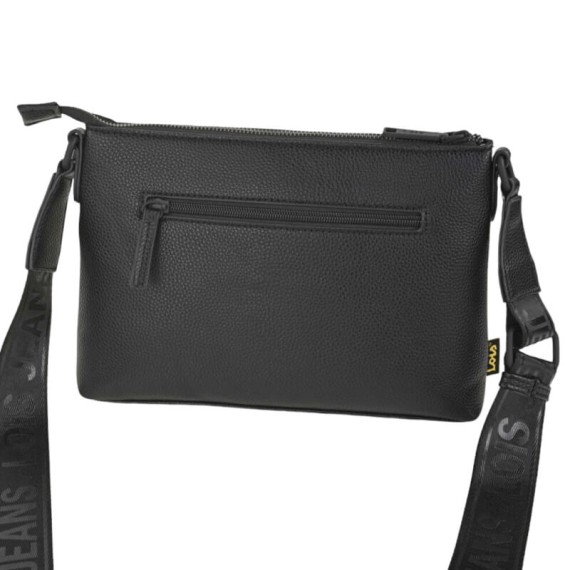 Bolsa de Tiracolo c/ 2 Bolsos Frontais LOIS Eugene Preta | Ref. 237.32534401