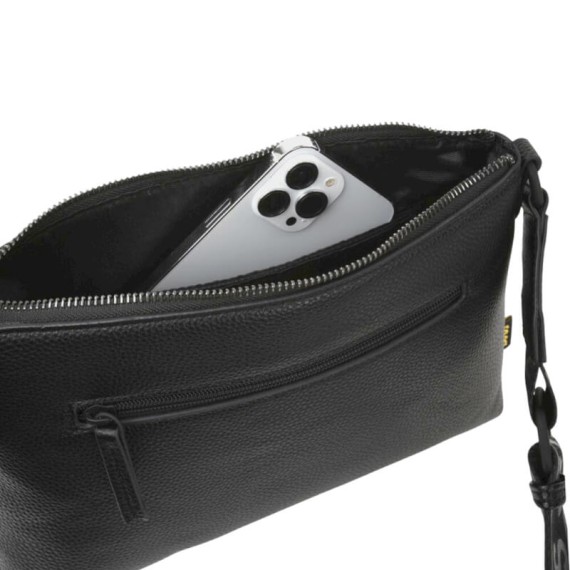 Bolsa de Tiracolo c/ 2 Bolsos Frontais LOIS Eugene Preta | Ref. 237.32534401