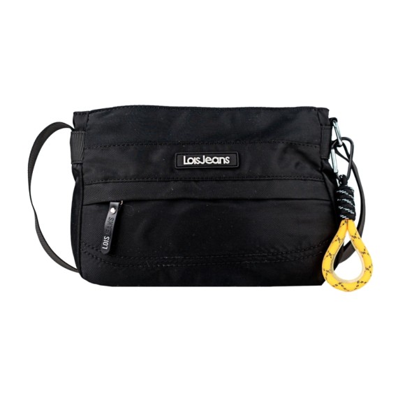Bolsa de Tiracolo com Bolsos LOIS Ellen Preta | Ref. 237.32445701