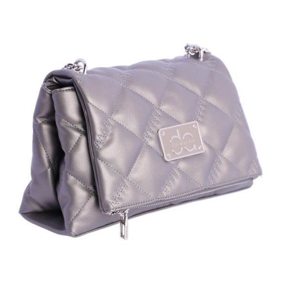 Bolsa de Tiracolo DON ALGODON Livorno Prateada | Ref. 237.0QI7827300