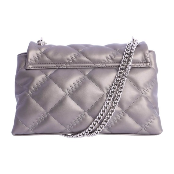 Bolsa de Tiracolo DON ALGODON Livorno Prateada | Ref. 237.0QI7827300