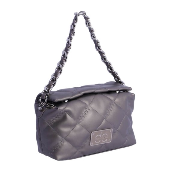 Bolsa de Tiracolo DON ALGODON Livorno Prateada | Ref. 278.0QI7828300