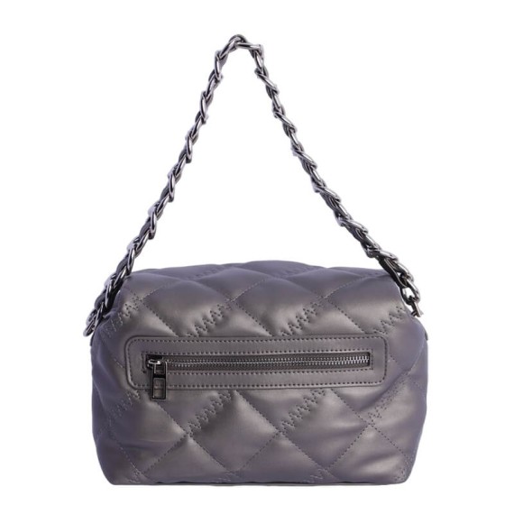 Bolsa de Tiracolo DON ALGODON Livorno Prateada | Ref. 278.0QI7828300