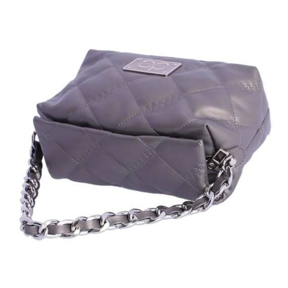 Bolsa de Tiracolo DON ALGODON Livorno Prateada | Ref. 278.0QI7828300