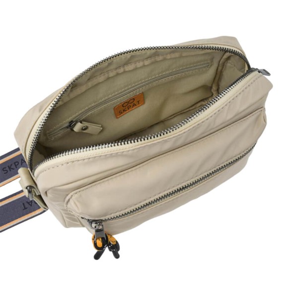 Bolsa de Tiracolo Média SKPAT Parma Bege | Ref. 237.32398602