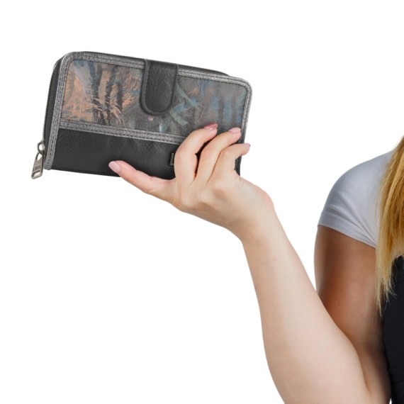 Carteira de Senhora RFID LOIS Lawrence Preta | Ref. 237.32421601