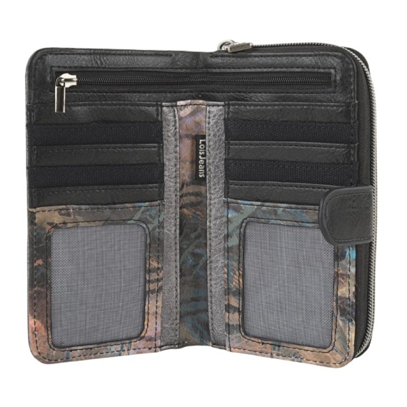 Carteira de Senhora RFID LOIS Lawrence Preta | Ref. 237.32421601