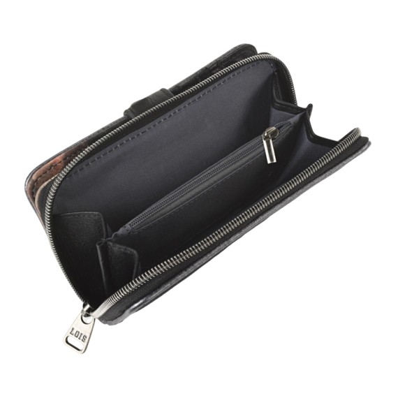 Carteira de Senhora RFID LOIS Lawrence Preta | Ref. 237.32421601