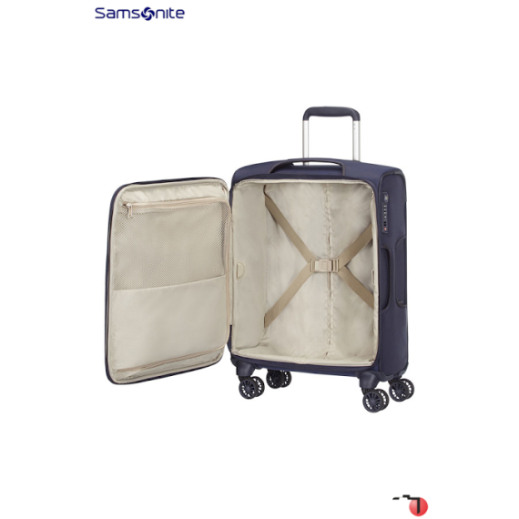 Samsonite Mala/Trolley de Cabine 55cm 4 Rodas Spinner Length B-LITE 3 Azul Escuro - Ref. 9239D00311