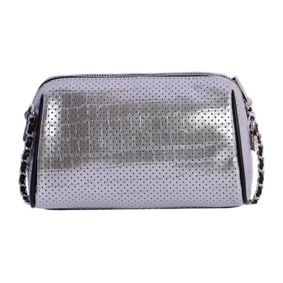 Bolsa de Tiracolo DON ALGODON Vicenza Prateada | Ref.  278.0QI7818009