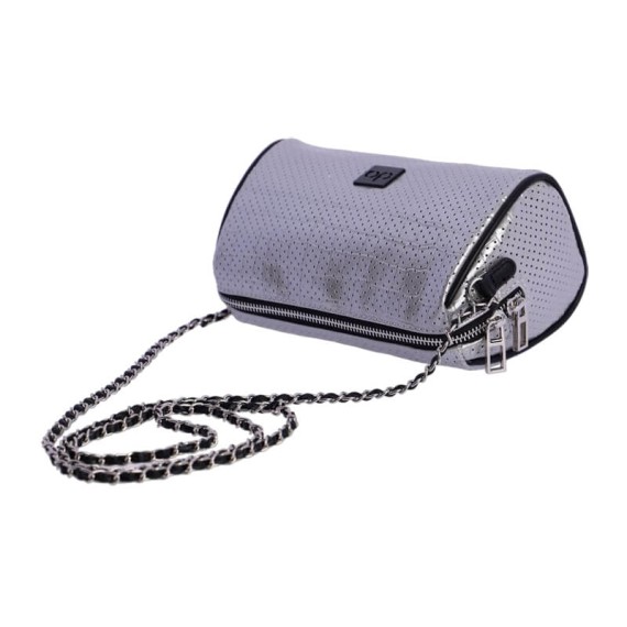 Bolsa de Tiracolo DON ALGODON Vicenza Prateada | Ref.  278.0QI7818009