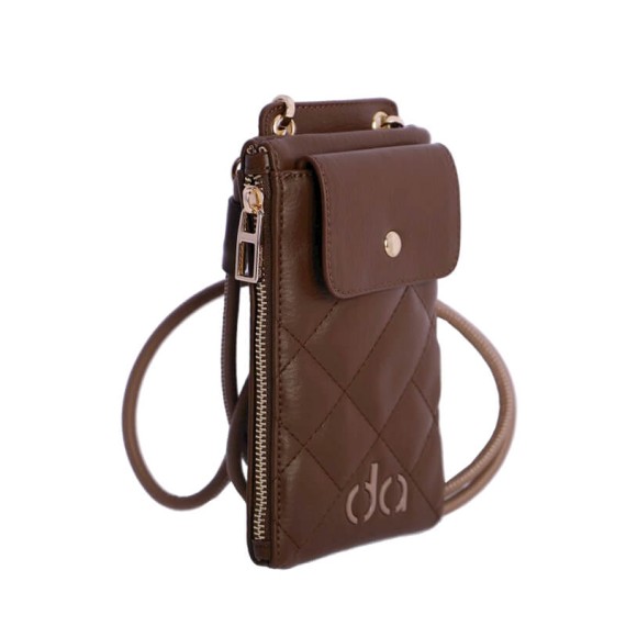 Bolsa Porta Telemóvel DON ALGODON Varese WQI7820051 Castanha | Ref. 278.WQI7820051