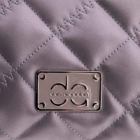 Mala de Ombro DON ALGODON Livorno 0QI7826300 Prateada | Ref. 278.0QI7826300