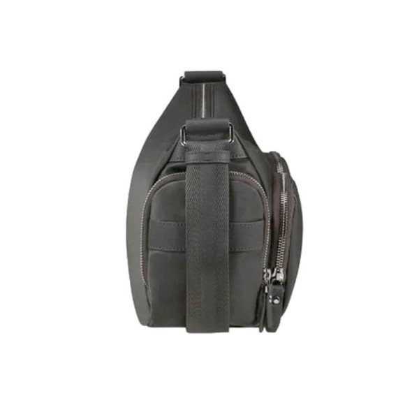 SAMSONITE Bolsa de Ombro c/ 2 Bolsos Frontais Karissa Evo Verde Gunmetal | Ref. 92KP200324