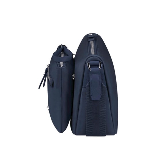 SAMSONITE Bolsa de Ombro c/ Pouch Karissa Evo Azul Noite | Ref. 92KP200241