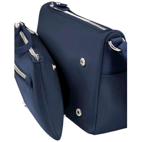 SAMSONITE Bolsa de Ombro c/ Pouch Karissa Evo Azul Noite | Ref. 92KP200241