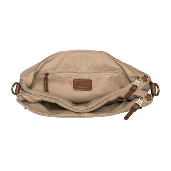 CAMEL ACTIVE Bolsa de Tiracolo Média Bari Bege | Ref. 9130360423